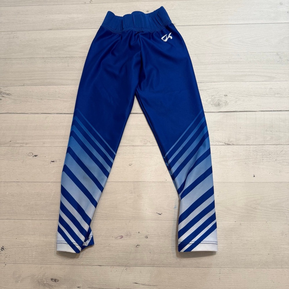GK kids blue leggings child XS